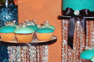 Turquoise Cupcakes