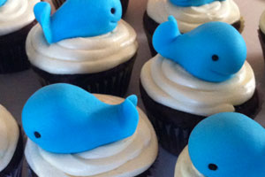 Dolphin Cupcakes